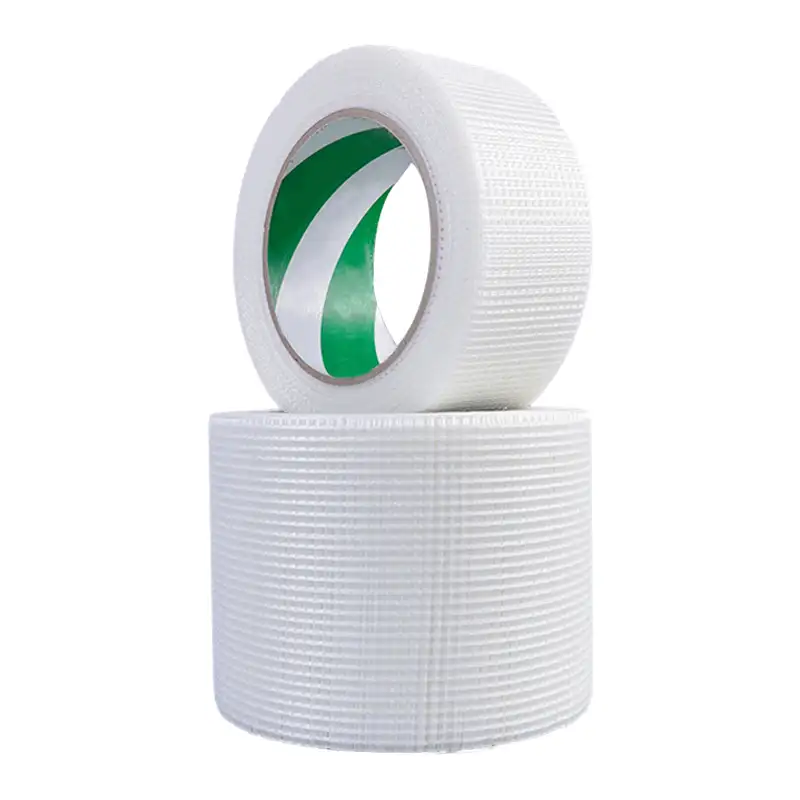 Building trades Fiberglass Insulation resistant split Self Adhesive Fiberglass Mesh joint Tape
