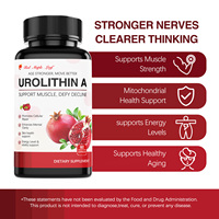 Urolithin a Suplemen untuk Pemulihan Otot - Mendukung Daya Tahan & Kekuatan, Melawan Penuaan Otot, Nutrisi Olahraga untuk Pria & Wanita