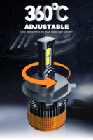 Prix Usine Pas Cher Nouvelle Vente Chaude Ampoule LED de Phare de Voiture H1 H4 H11 9006 9005 160W 16000LM 6000K Lot de 2 Ampoules LED pour Voiture