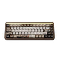 AKKO MU01 Mountain Seclusion MOA Profile PBT Dye-Sub Keycaps Clavier mécanique en bois de noyer