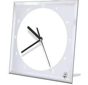 Cadre photo en verre à sublimation vierge avec revêtement, design personnalisé avec horloge - Product Image 1