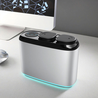 Diffuseur d'arômes automatique électrique sans eau à double buse, design moderne avec diffusion d'air froid