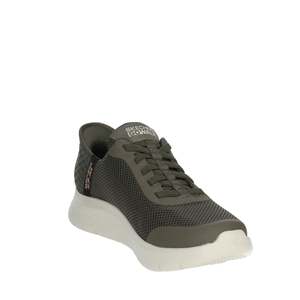 รองเท้าผ้าใบ Skechers Go Walk Slip On Mesh สำหรับผู้ชาย ไซส์ 43 สีน้ำตาล-น้ำเงิน รองเท้าเดินสบาย - Product Image 5