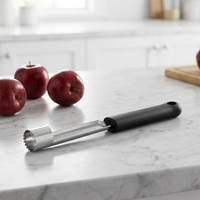 Bestseller Fruitpitolier met gegolfde rand, antislip PP-greep, makkelijk schoon te maken, duurzaam huishoudelijk fruitpitverwijderingsgereedschap