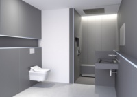 Kit de douche étanche en panneaux XPS pour carrelage, système de salle humide prêt à poser avec niche et banc