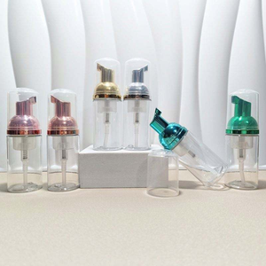 Bouteilles à pompe en mousse plastique, distributeur de savon cosmétique de voyage, bouteilles cylindriques en PP de 60 ml, bouteilles à pompe avec joint d'étanchéité - Product Image 5