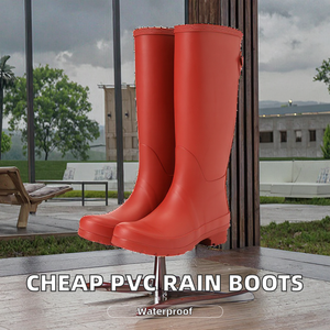 El mayorista ofrece <span class=keywords><strong>Botas</strong></span> de <span class=keywords><strong>lluvia</strong></span> amarillas hasta la rodilla de goma <span class=keywords><strong>para</strong></span> <span class=keywords><strong>mujer</strong></span>, suaves, transpirables, impermeables, resistentes, antiestáticas <span class=keywords><strong>para</strong></span> el verano - Product Image 3