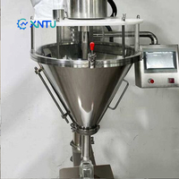 Machine de remplissage semi-automatique à commande PLC pour poudres, sachets, pots, barils, flacons en plastique, bouteilles, tubes ISO CE