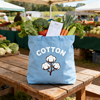 Sacs fourre-tout en toile de coton personnalisés en vrac avec logo Commande minimum faible pour le shopping Cadeau marketing publicitaire