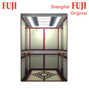Ascenseur commercial pour passagers de 1600 kg pour hôtels, design moderne, entraînement AC sans engrenages, ascenseur extérieur - Product Image 5