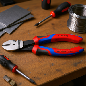 Cisaille latérale Knipex 74 02 180 Chrom Vanadin pour fil de piano 2,2 mm - Product Image 2