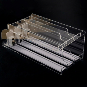 Sistema de Empujadores de Plástico Personalizado para Estantes, Bandeja Divisora Ajustable para Estanterías de Supermercados, Tiendas de Conveniencia y Tabaccherías - Product Image 1