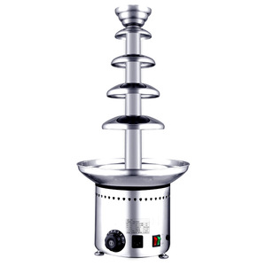 <span class=keywords><strong>Fontaine</strong></span> à <span class=keywords><strong>chocolat</strong></span> électrique entièrement automatique, tube en acrylique moulé avec couvercle rond anti-poussière, protection contre le vent - Product Image 1