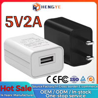 Cargador USB Móvil Portátil de 10W OTP 5V 1A/2A con Enchufe Europeo y Estadounidense, Precio al por Mayor, Original, con Certificación CE