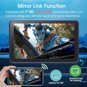 <span class=keywords><strong>7</strong></span> pouces HD sans fil CarPlay écran Portable stéréo écran tactile Bluetooth Navigation caméra de recul lien miroir <span class=keywords><strong>Android</strong></span> <span class=keywords><strong>Auto</strong></span> - Product Image 4