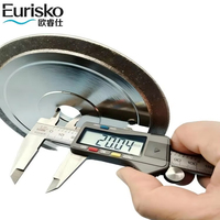 Disque de coupe CBN électrolytique Eurisko ORS-CBN227 150mm/6mm/25mm, outil abrasif haute dureté pour la précision des anneaux de soupape en métal ferreux