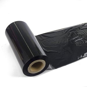 Black Plastic Stretch Wrap Film, 9 Inch × 1000 Ft 80 Gauge Industrial Mini <b>Packing</b> Wrap, Heavy Duty Shrink Wrap for Moving - Product Image 1