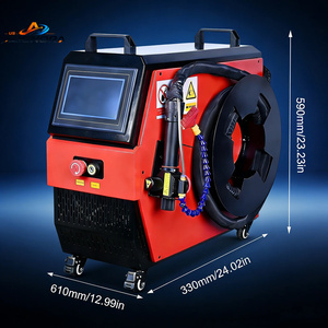 Machine de nettoyage au laser pulsé 100W 200W 300W 500W pour le métal, le bois, la pierre, le béton, l'élimination de la rouille et de la peinture - Product Image 1