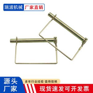 Safety <b>Pins</b> M4.5 To M12 D Type Locking <b>Pins</b> Zinc Plated Q235 Steel General Use Construction Industry Grade A Level 4.8 - Product Image 2