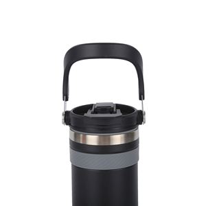 Wide-Mouth Stainless Steel Vacuum Insulated Travel Flask Comfortable Lid Handle Straw Sports Water Tumbler Camping Keeps - Product Image 3