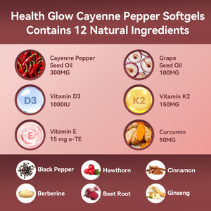 Complément alimentaire en gélules molles de capsaïcine naturelle OEM, complexe avancé pour le métabolisme avec extrait de piment pour un mode de vie actif - Product Image 5