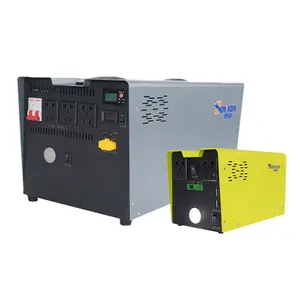 110V 220V 리튬 이온 배터리 오프 그리드 휴대용 태양열 발전기 600W 3000W 휴대용 발전소 캠핑 야외 비상 사태