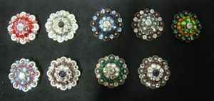 Conchos Bling sang trọng với các nút tinh thể để sử dụng cao cấp - Product Image 5