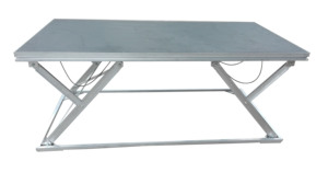 Plataforma de Escenario Plegable Portátil Ajustable de Alta Resistencia de 1*2 m, Tipo Tijera en X, de Aleación de Aluminio para Conciertos y Eventos - Product Image 3