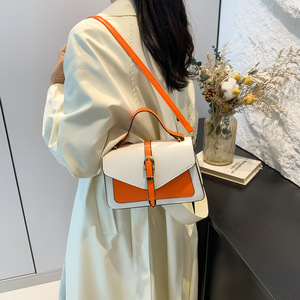 THK0425 New Flap Stitching Color Woman's <b>Handbags</b> Crossbody Bags with Lock Candy Color PU Leather <b>Small</b> Bags - Product Image 5