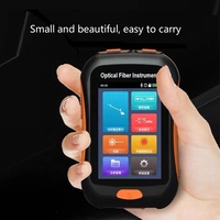 CAILI NK2800 Handheld Touch 3.5" Color LCD Fiber Optic Reflectometer 1550nm 80km OTDR SC/APC Connector for FTTx Use