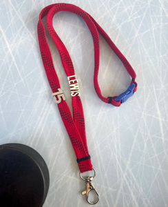 Customized letter <b>Lanyard</b> Hockey Lace <b>Lanyard</b> hanging string for phone ID card holder work badge string Adjustable <b>Lanyard</b> - Product Image 2
