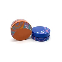 Boîte ronde en métal de qualité alimentaire résistante aux enfants Boîte en métal hermétique pour gommes à l'épreuve des enfants Boîte en étain de sécurité pour enfants