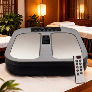 Appareil de <span class=keywords><strong>massage</strong></span> des pieds avec télécommande et chaleur, améliore la circulation sanguine, soin du corps - Product Image 3