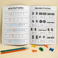 Cahier d'activités de mathématiques pour les élèves de 3e, 4e et 5e années : Améliorez vos connaissances sur les fractions et la division