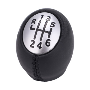 Renault 6 Speed Gear <b>Shift</b> <b>Knob</b> Leather Matte Ergonomic Car Accessory - Product Image 1