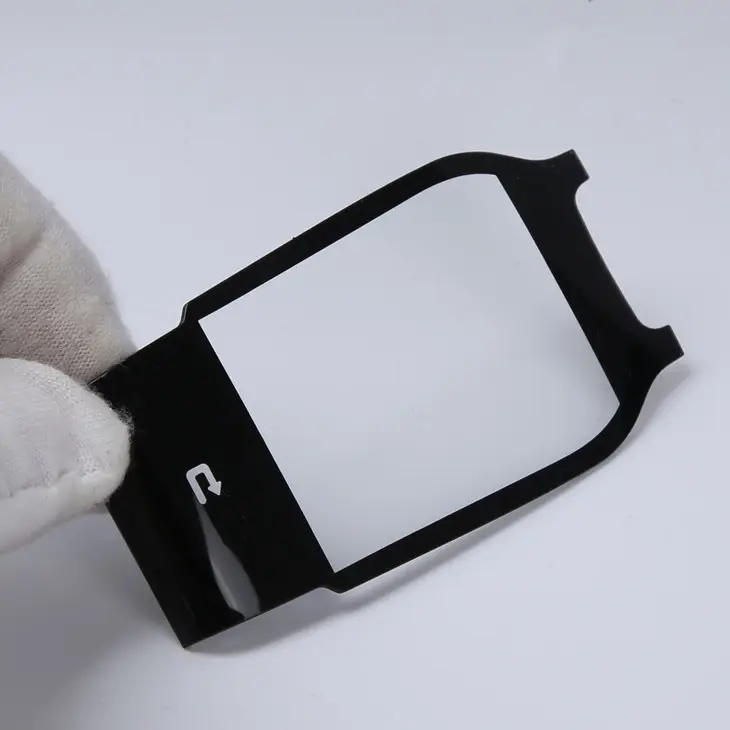 Produsen disesuaikan kaca lensa tempered cover untuk peralatan listrik