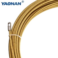 Extracteur de câble en acier à ressort de 4mm * 20M Extracteur de fil résistant à la rouille pour un filetage efficace des murs et des tuyaux dans l'électricité