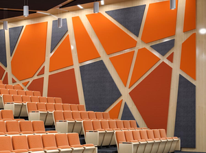 Design <span class=keywords><strong>moderne</strong></span> Home Cinéma <span class=keywords><strong>Studio</strong></span> Panneaux acoustiques décoratifs ignifuges en tissu insonorisé pour la <span class=keywords><strong>décoration</strong></span> de la maison cinéma et de la salle - Product Image 3