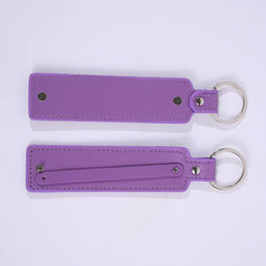 Porte-clés DIY en similicuir coloré, pendentif de téléphone pour couple, cadeau créatif personnalisé - Product Image 4