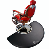 Tapis de salon moderne antidérapant, anti-fatigue, lavable et rembourré pour barbier et salon de beauté – Confortable, durable, en PU