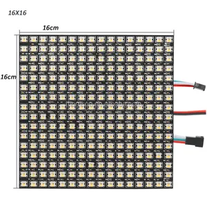 Heat resistant SK6812 rgbw led screen flexible 16*16 arduino led matrix pcb
