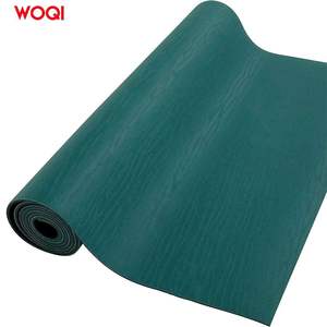 Tapis de yoga Woqi 6 mm d'épaisseur, antidérapant, en TPE, vert océan, rectangulaire, universel pour l'exercice et le remodelage corporel - Product Image 4