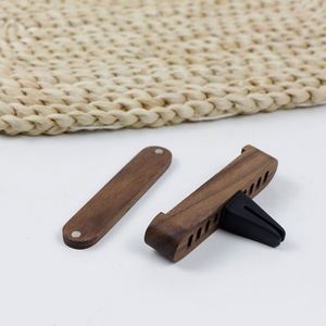 Difusor de Coche Ecológico de Madera Artesanal del Fabricante, Clip de Ventilación con Aroma de Madera Natural, Recargable, Decoración de Coche de Madera Artesanal - Product Image 2