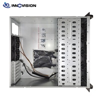 Boîtier de serveur compact 4U à haute entrée avec baies pour disques durs 15x3,5 pouces, montage en rack 4U, E-atx, châssis de serveur L480 RC4480-15