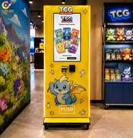 Distributeur automatique de cartes à collectionner intelligent avec paiement sans espèces et écran tactile 32 pouces pour la vente de cartes Pokémon