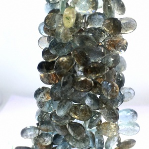 Cuentas de piedras preciosas sueltas de Aguamarina de grado AAA, corte brillante facetado en forma de pera para collar/pulsera Natural, precio al por mayor - Product Image 5