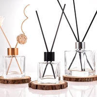Bouteille d'eau vide rechargeable personnalisée pour diffuseur de parfum, 50 ml, 100, 150, flacons en verre pour diffuseur de parfum, décoration d'intérieur