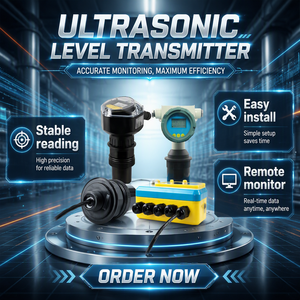 Sensor Industrial Ultrasónico de Alta Temperatura 4-20mA para Control de Procesos a Bajo Precio - Product Image 6