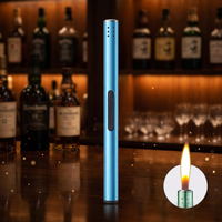 Briquet rechargeable écologique Shenzhen Mrvi en alliage de zinc argenté, design sécurisé