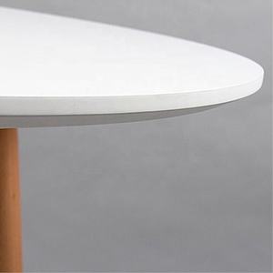 <span class=keywords><strong>Mesa</strong></span> de comedor redonda de madera MDF, venta al por mayor, proveedores de China, nueva producción, aspecto escandinavo, estilo nórdico, 60cm70cm80cm - Product Image 4